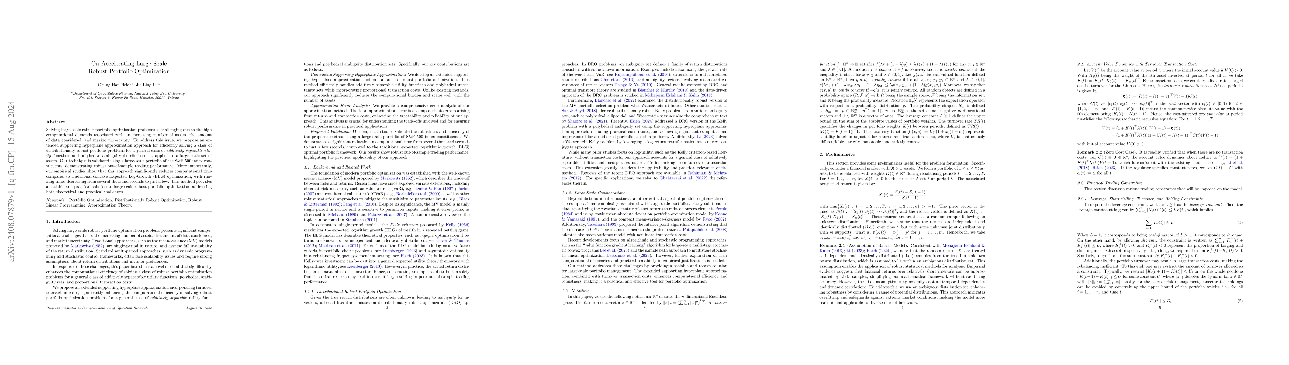 Thumbnail for On Accelerating Large-Scale Robust Portfolio Optimization