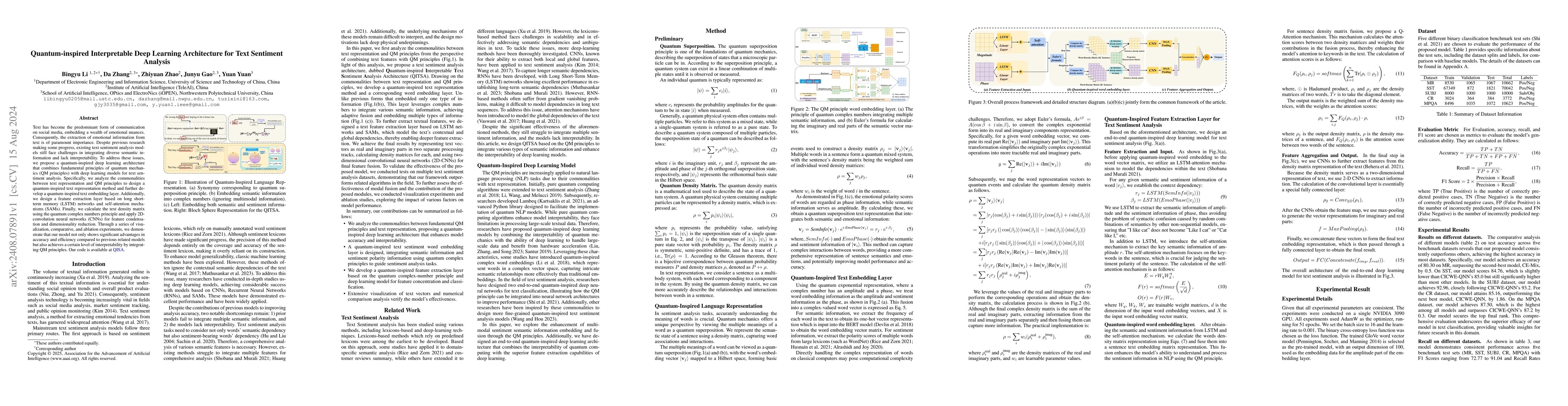 Thumbnail for Quantum-inspired Interpretable Deep Learning Architecture for Text
  Sentiment Analysis