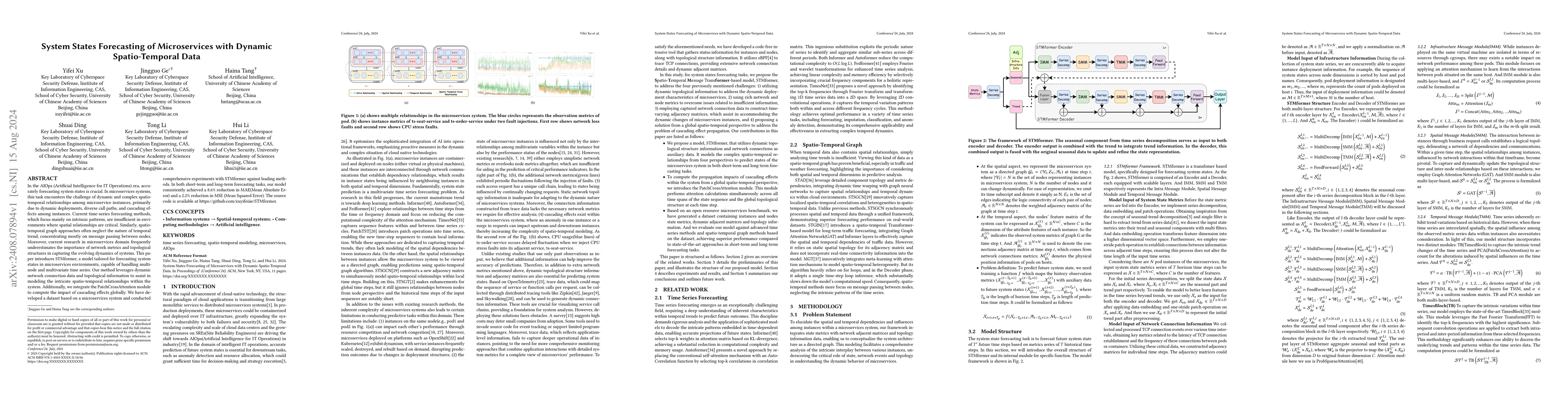Thumbnail for System States Forecasting of Microservices with Dynamic Spatio-Temporal
  Data