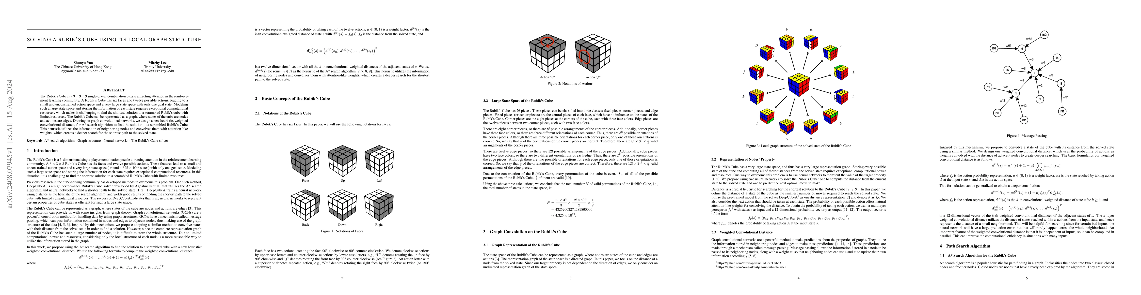 Thumbnail for Solving a Rubik's Cube Using its Local Graph Structure