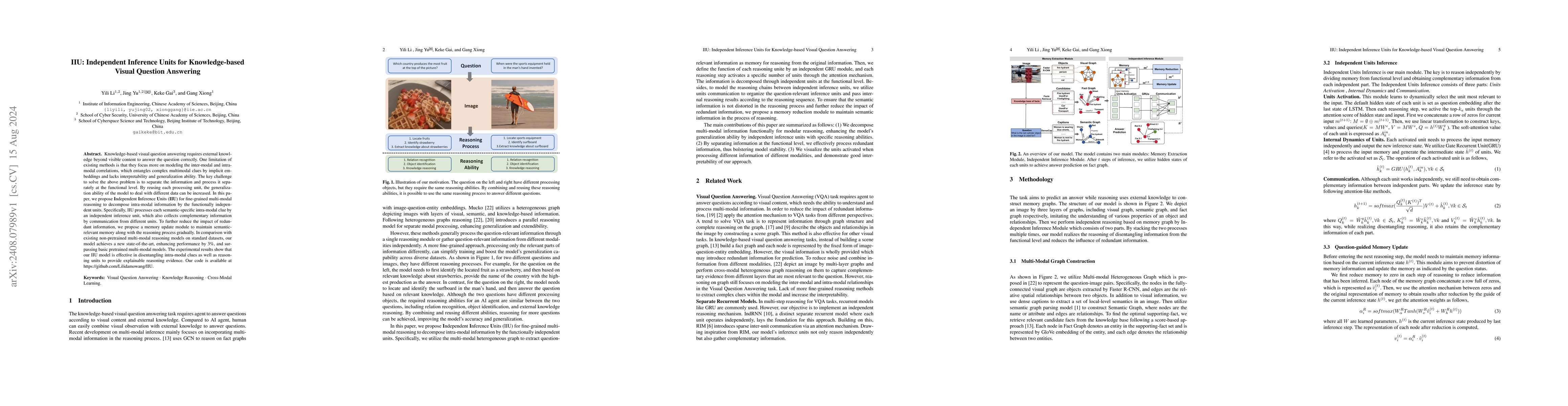 Thumbnail for IIU: Independent Inference Units for Knowledge-based Visual Question
  Answering
