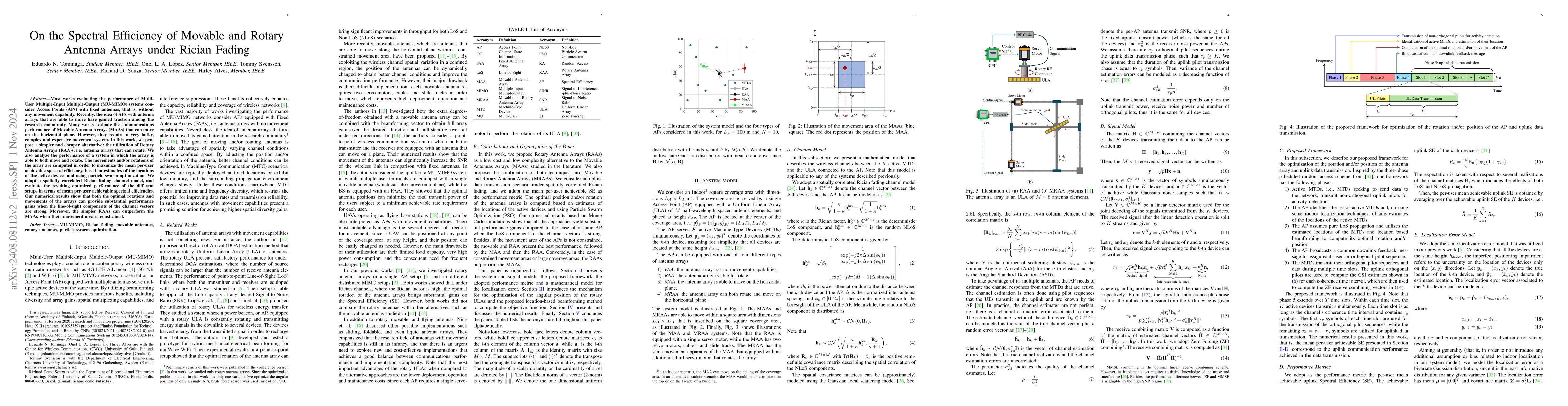 Thumbnail for On the Spectral Efficiency of Movable and Rotary Antenna Arrays under
  Rician Fading