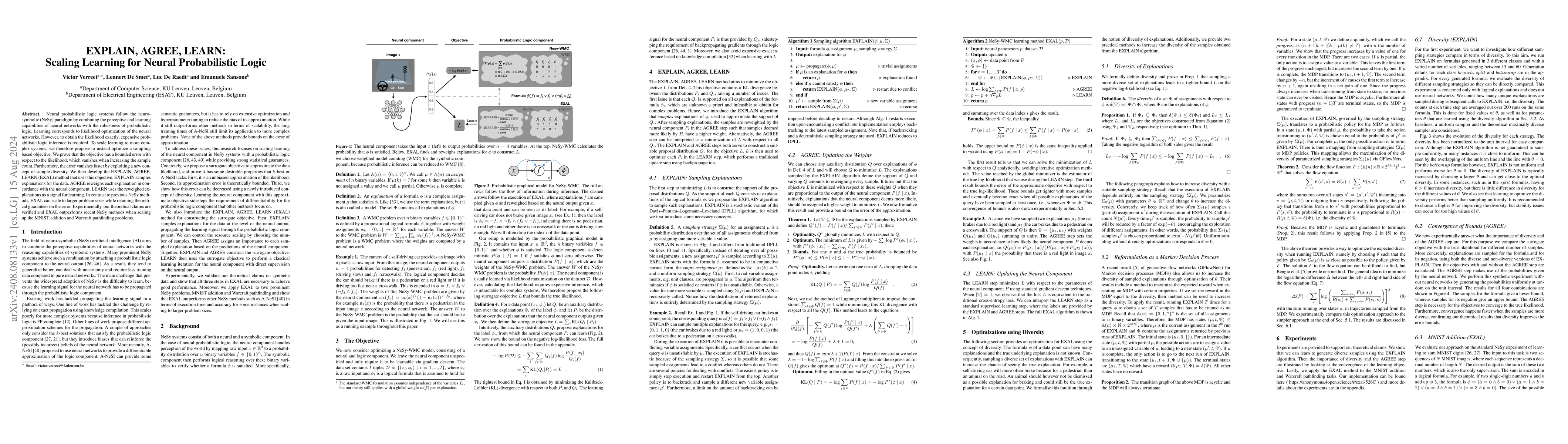 Thumbnail for EXPLAIN, AGREE, LEARN: Scaling Learning for Neural Probabilistic Logic