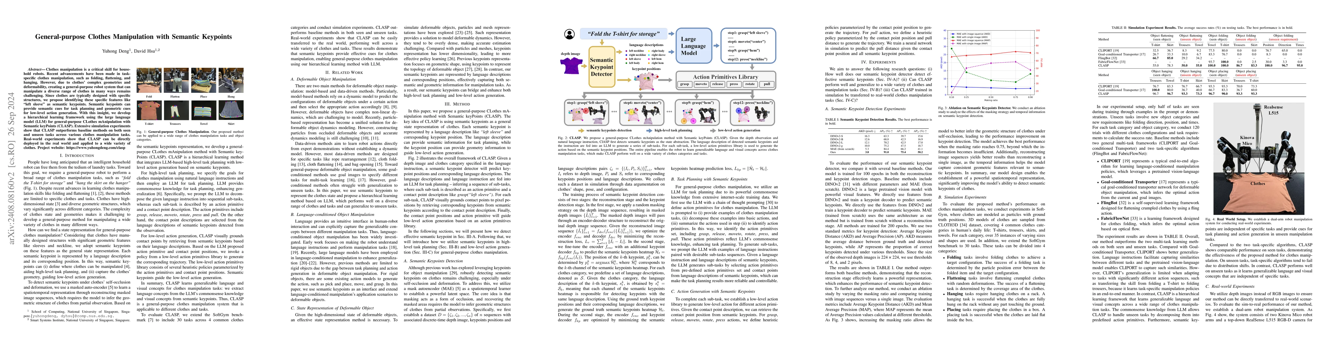 Thumbnail for General-purpose Clothes Manipulation with Semantic Keypoints