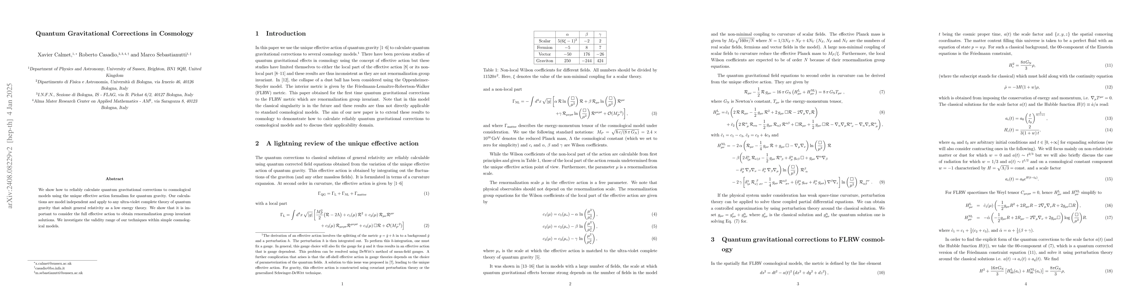 Thumbnail for Quantum Gravitational Corrections in Cosmology