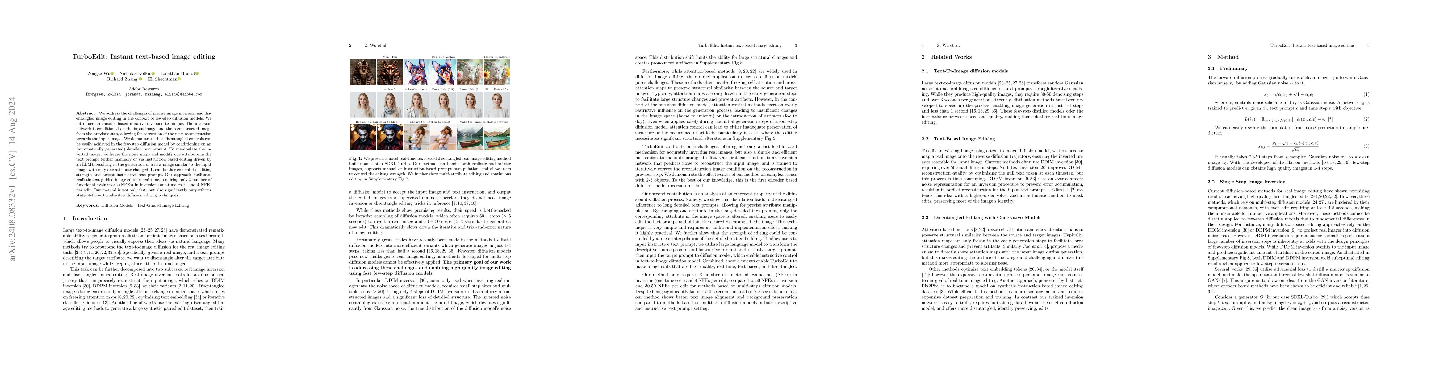 Thumbnail for TurboEdit: Instant text-based image editing