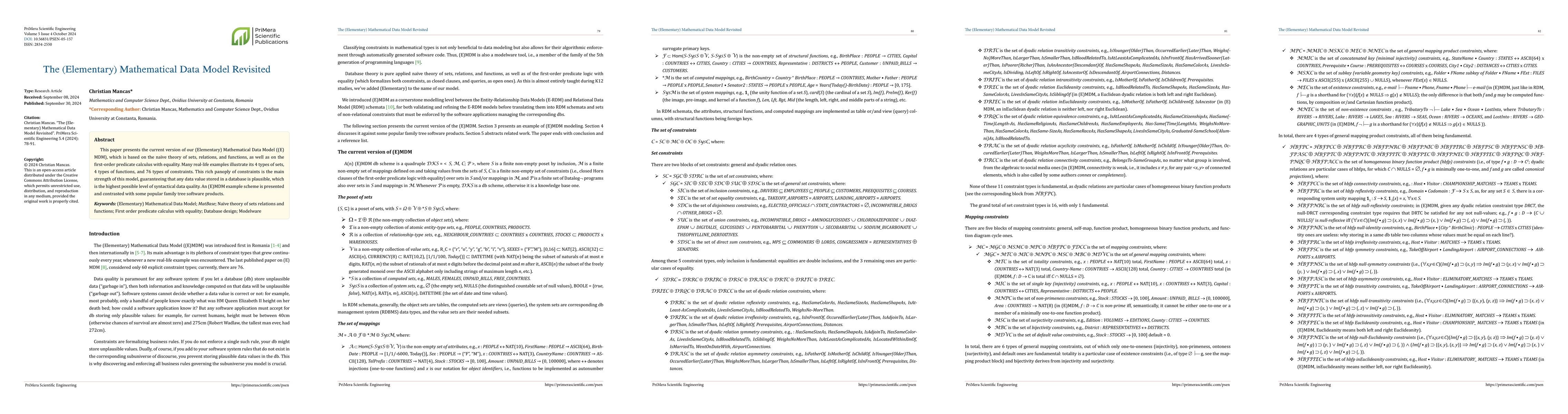 Thumbnail for The (Elementary) Mathematical Data Model Revisited