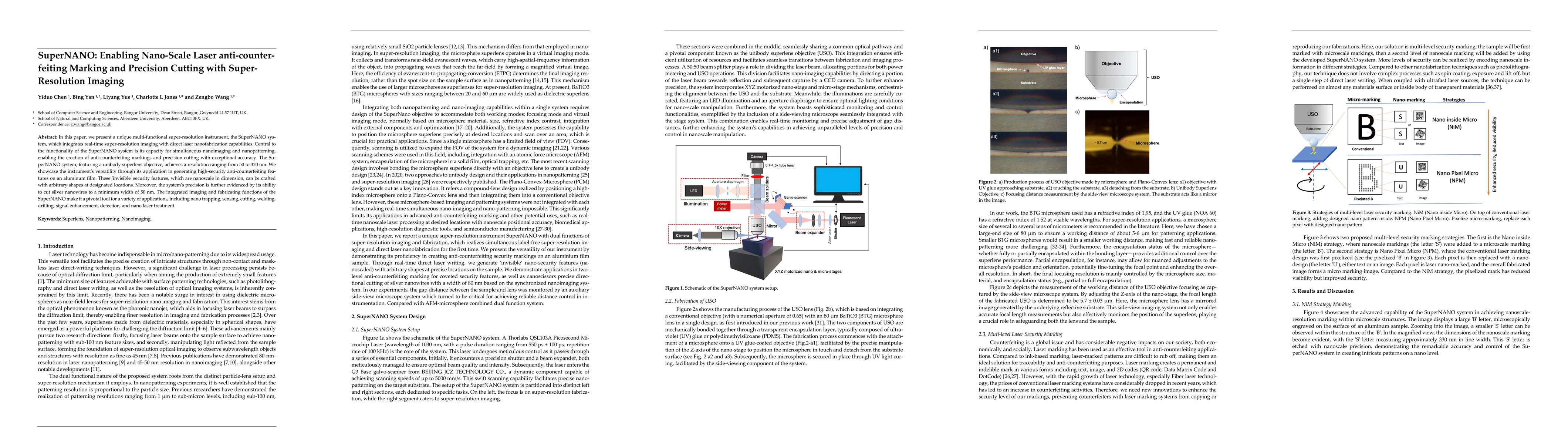 Thumbnail for SuperNANO: Enabling Nano-Scale Laser an-ti-counterfeiting Marking and
  Precision Cutting with Super-Resolution Imaging