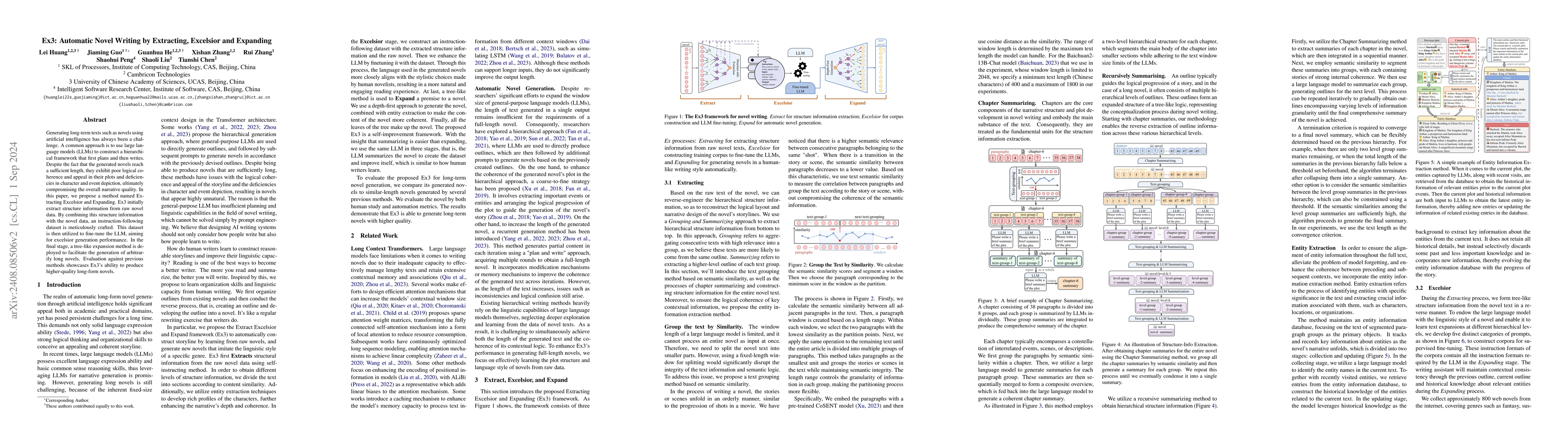 Thumbnail for Ex3: Automatic Novel Writing by Extracting, Excelsior and Expanding
