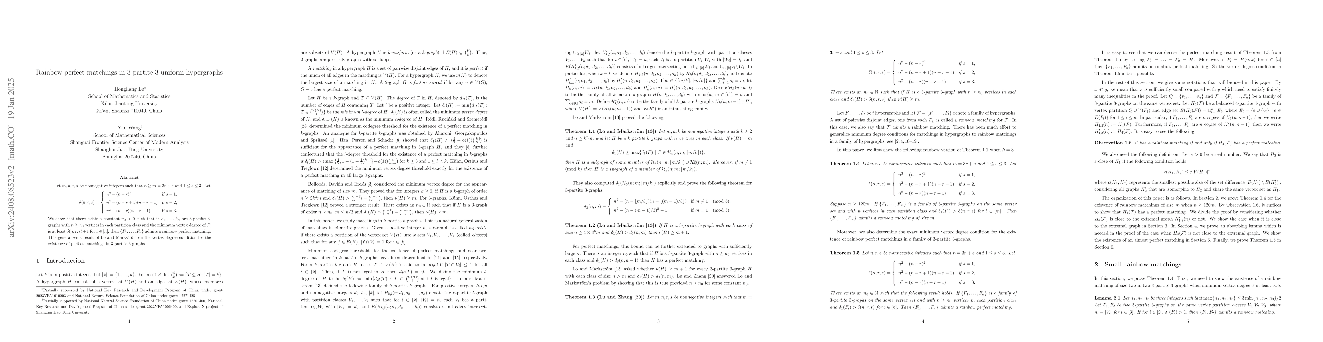 Thumbnail for Rainbow perfect matchings in 3-partite 3-uniform hypergraphs