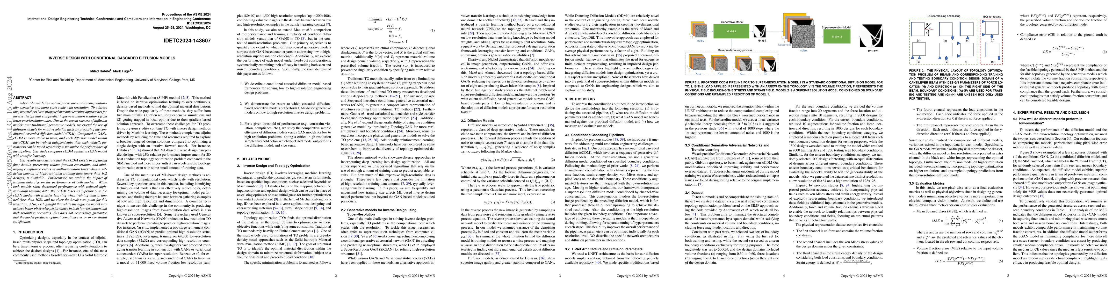 Thumbnail for Inverse design with conditional cascaded diffusion models