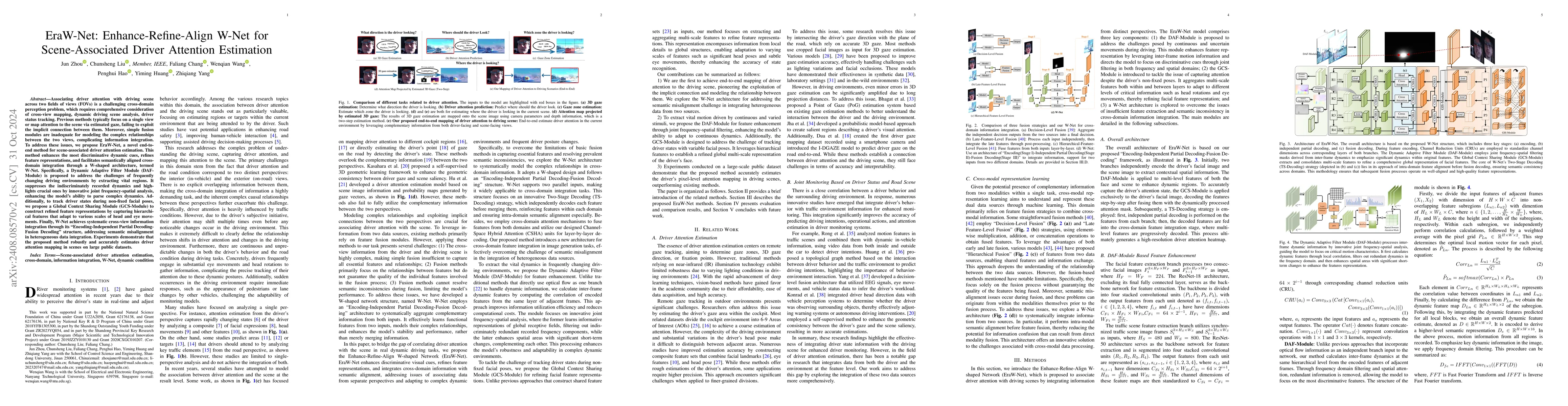 Thumbnail for EraW-Net: Enhance-Refine-Align W-Net for Scene-Associated Driver
  Attention Estimation