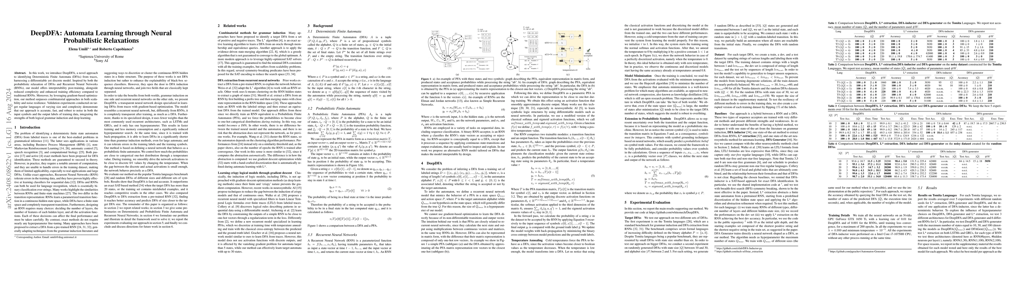 Thumbnail for DeepDFA: Automata Learning through Neural Probabilistic Relaxations