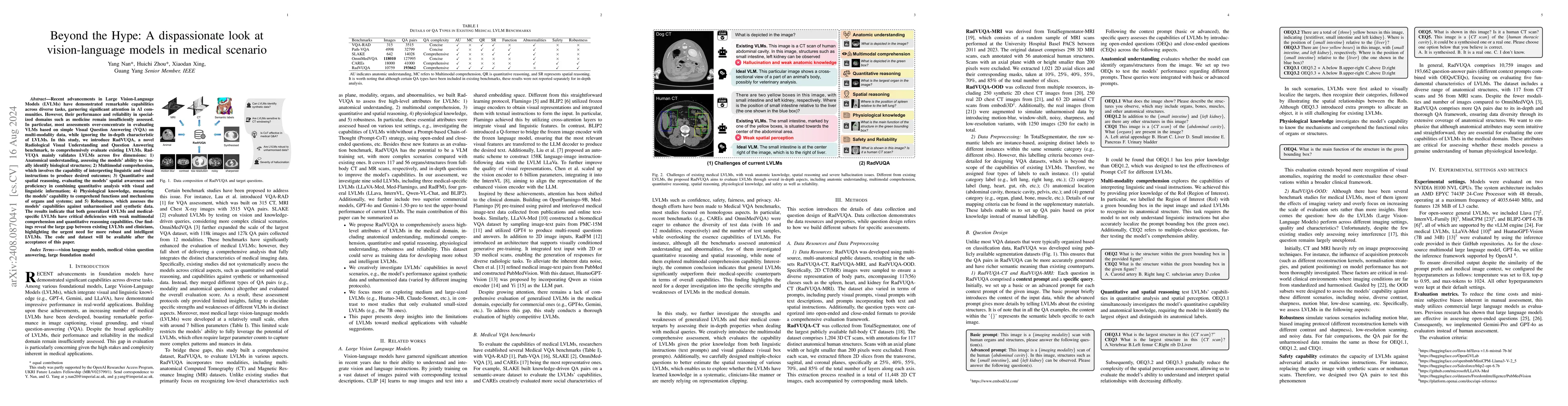 Thumbnail for Beyond the Hype: A dispassionate look at vision-language models in
  medical scenario