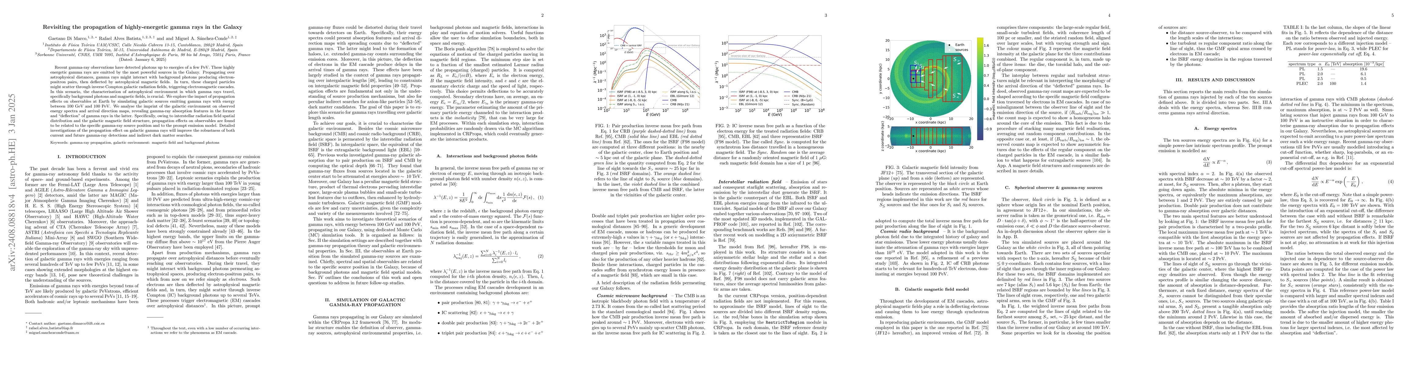 Thumbnail for Revisiting the propagation of highly-energetic gamma rays in the Galaxy
