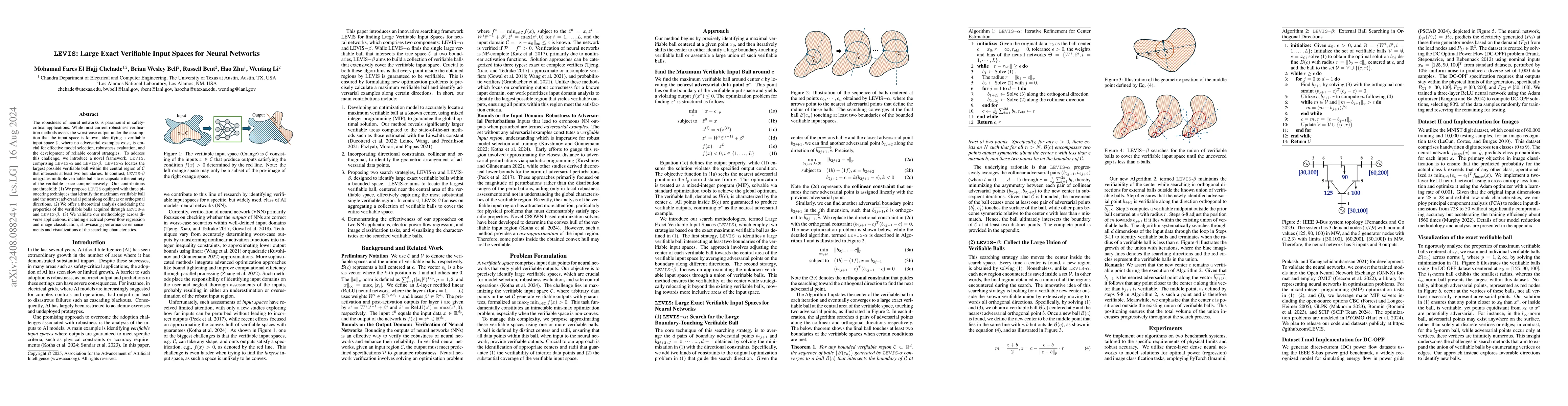 Thumbnail for LEVIS: Large Exact Verifiable Input Spaces for Neural Networks