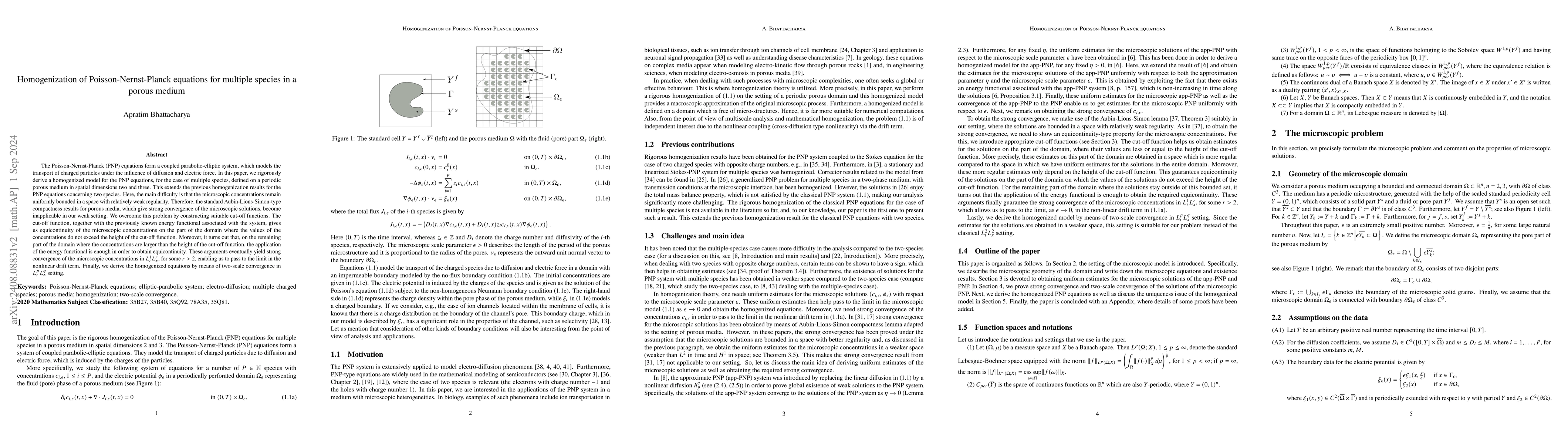 Thumbnail for Homogenization of Poisson-Nernst-Planck equations for multiple species
  in a porous medium