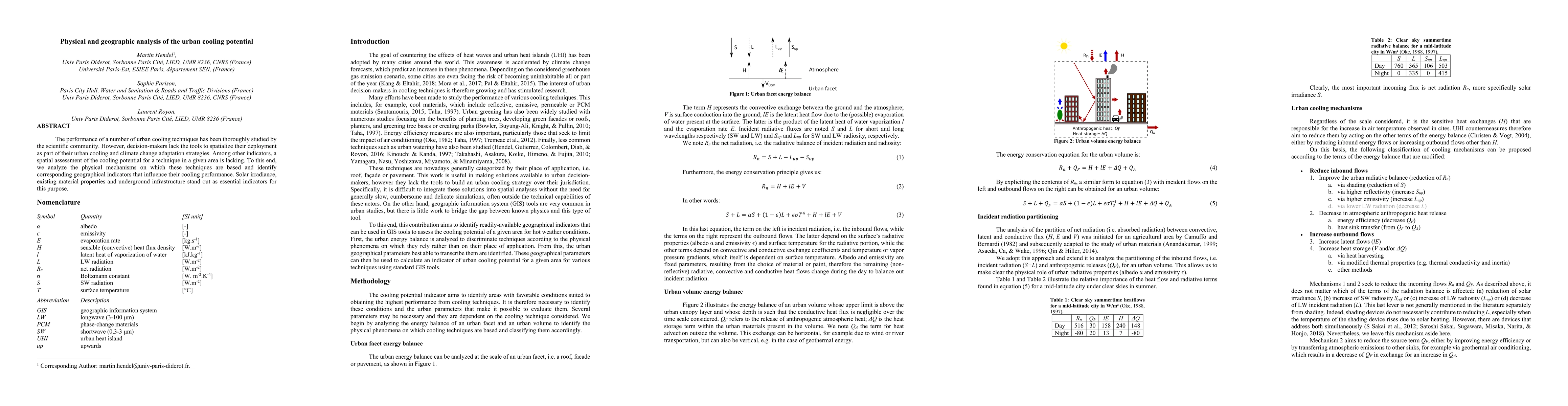 Thumbnail for Physical and geographic analysis of the urban cooling potential
