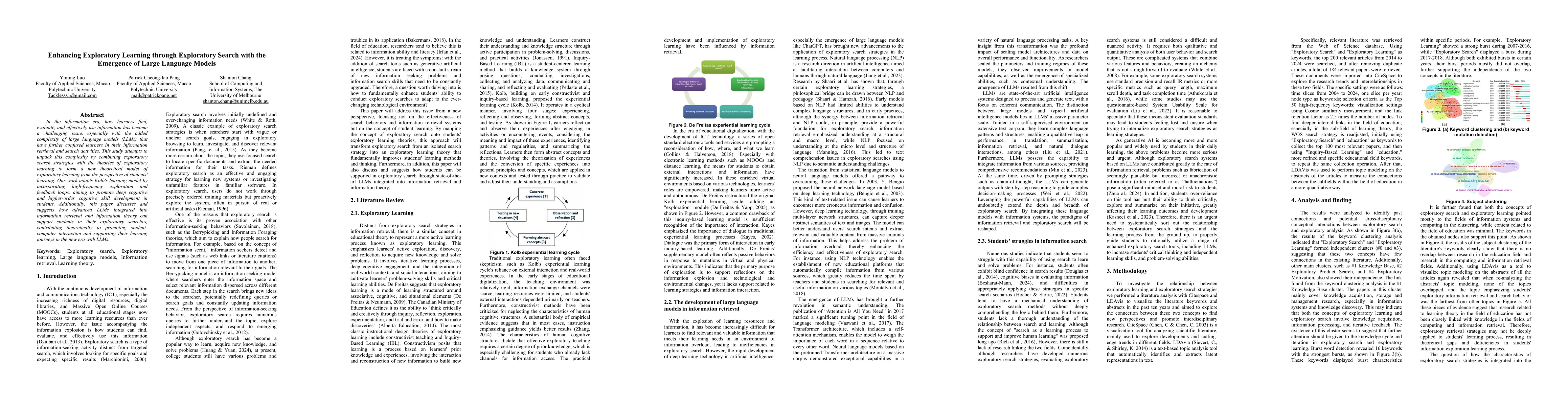 Thumbnail for Enhancing Exploratory Learning through Exploratory Search with the
  Emergence of Large Language Models