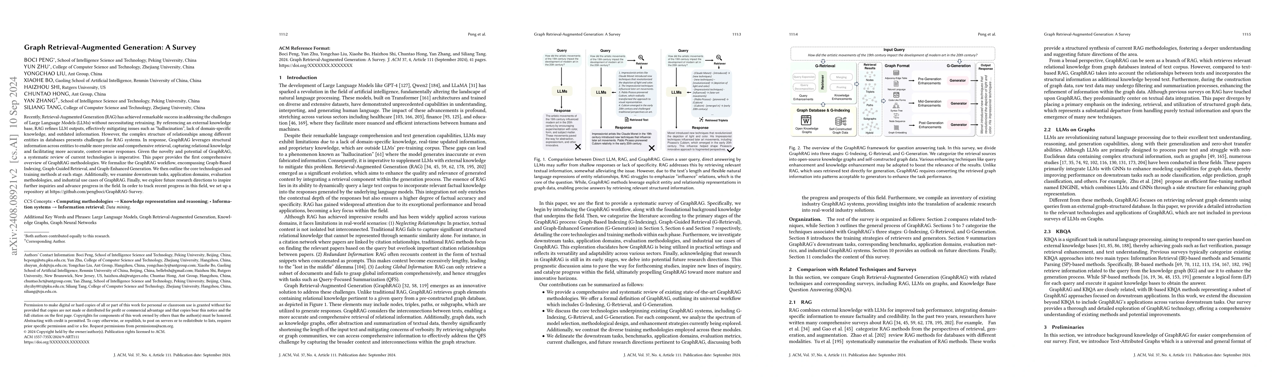 Thumbnail for Graph Retrieval-Augmented Generation: A Survey
