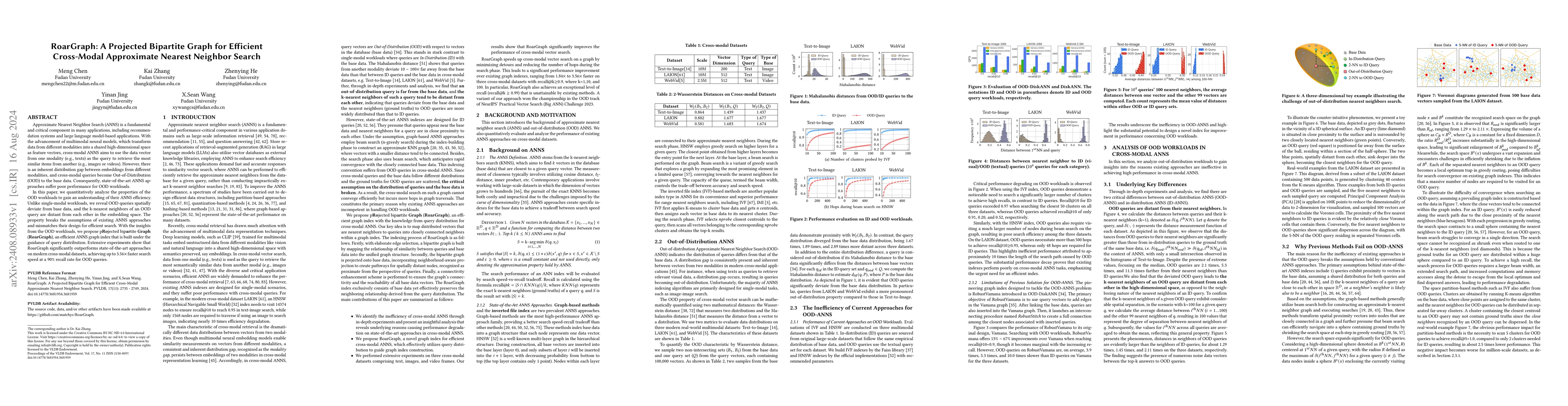 Thumbnail for RoarGraph: A Projected Bipartite Graph for Efficient Cross-Modal
  Approximate Nearest Neighbor Search