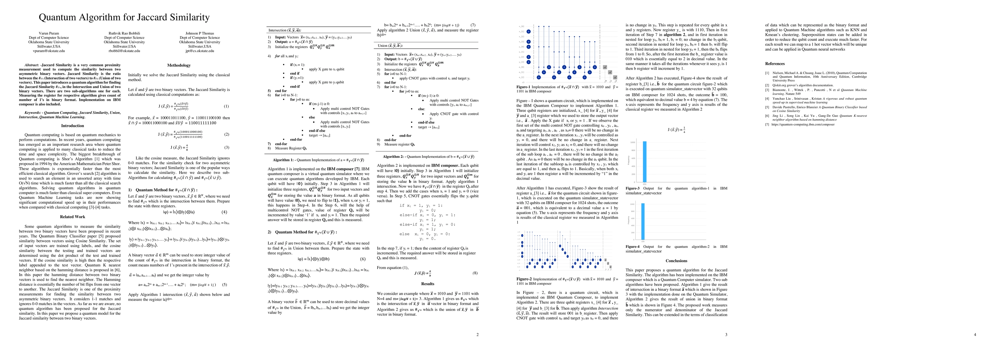 Thumbnail for Quantum Algorithm for Jaccard Similarity