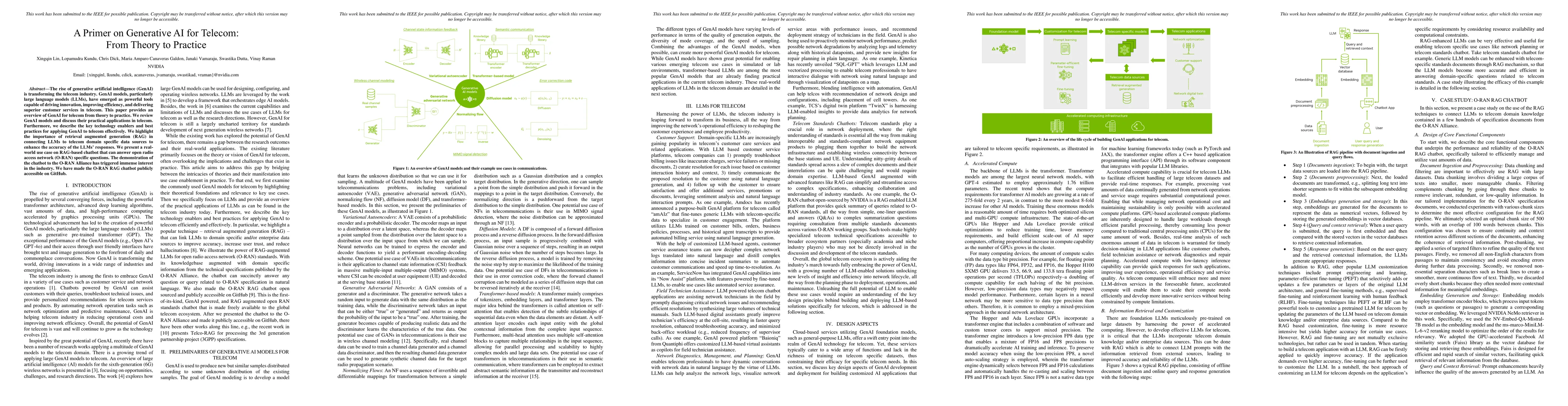 Thumbnail for A Primer on Generative AI for Telecom: From Theory to Practice