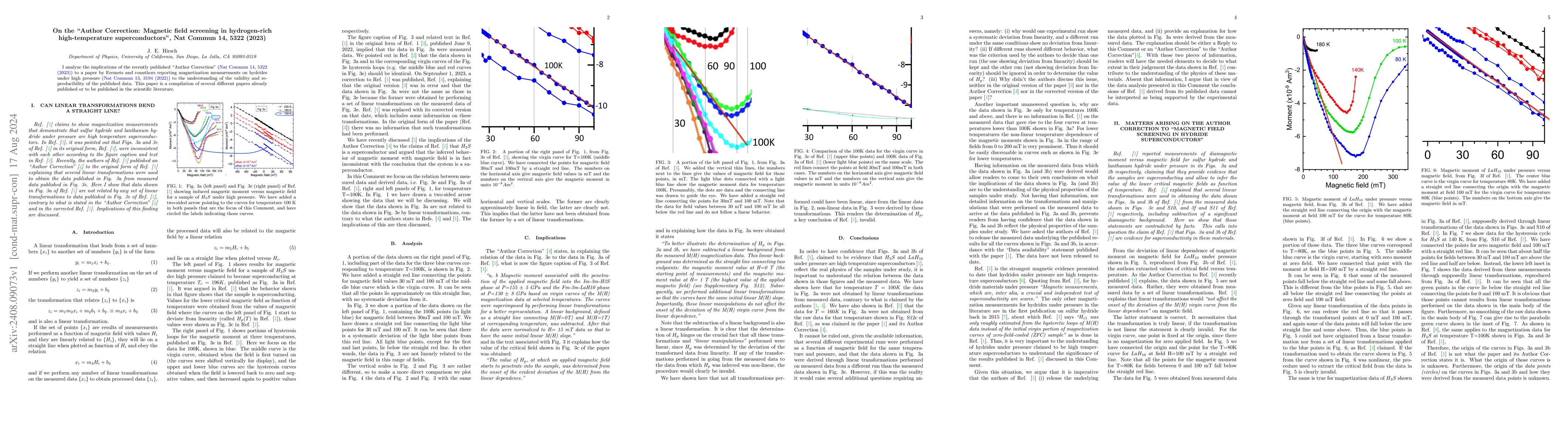 Thumbnail for On the "Author Correction: Magnetic field screening in hydrogen-rich
  high-temperature superconductors", Nat Commun 14, 5322 (2023)