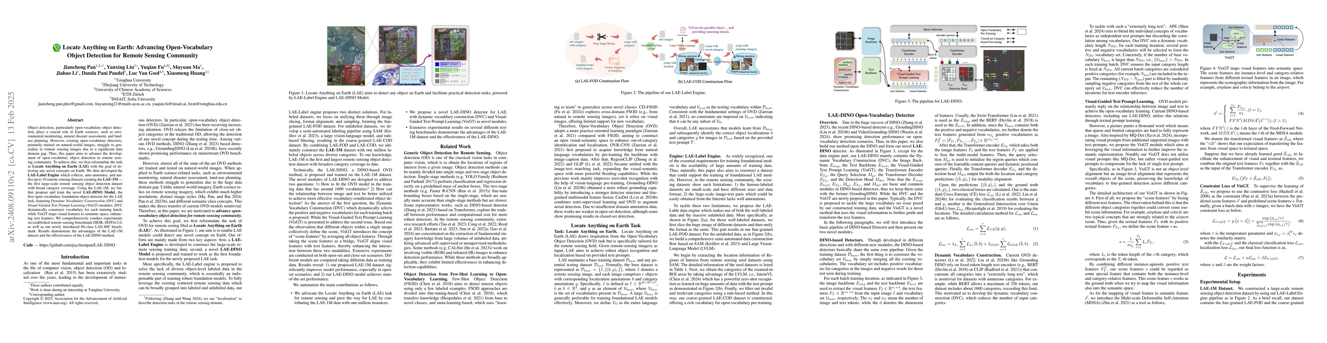 Thumbnail for Locate Anything on Earth: Advancing Open-Vocabulary Object Detection for
  Remote Sensing Community