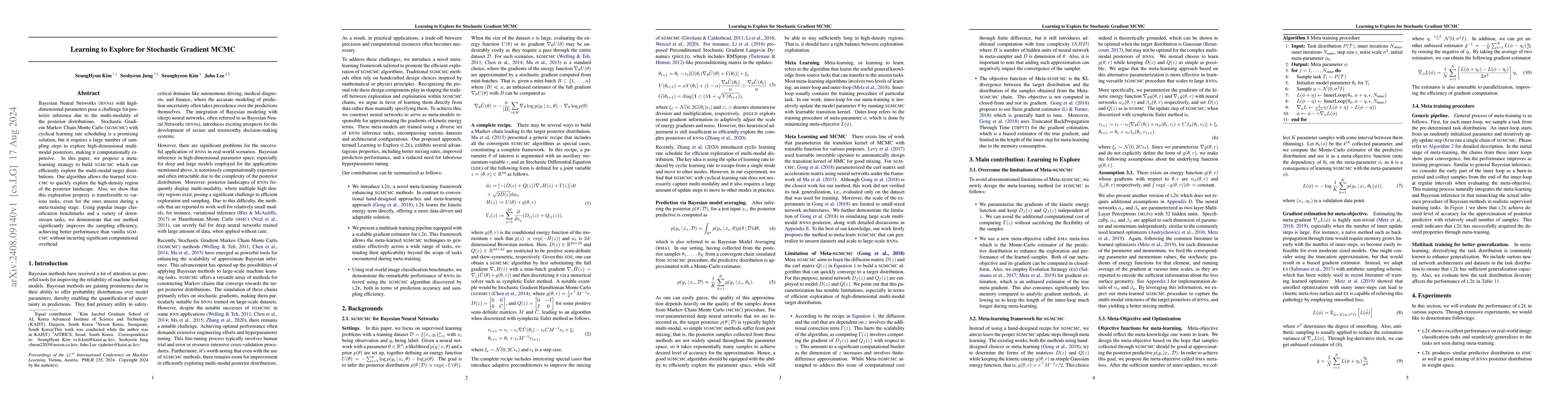 Thumbnail for Learning to Explore for Stochastic Gradient MCMC