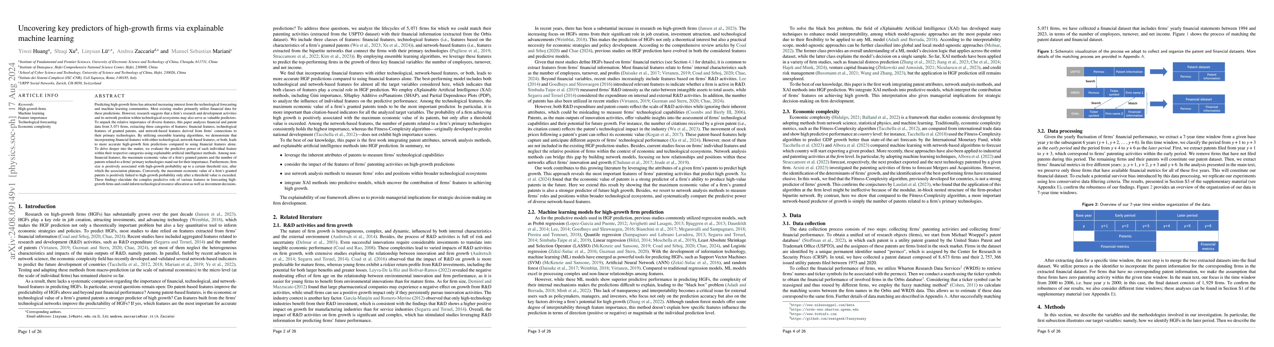 Thumbnail for Uncovering key predictors of high-growth firms via explainable machine
  learning