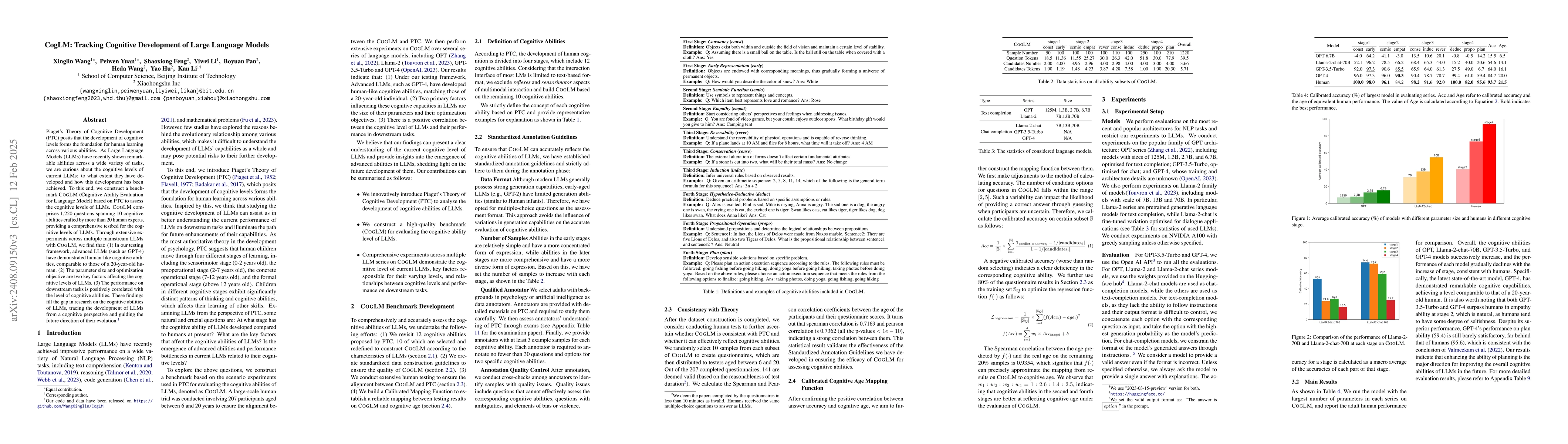 Thumbnail for CogLM: Tracking Cognitive Development of Large Language Models