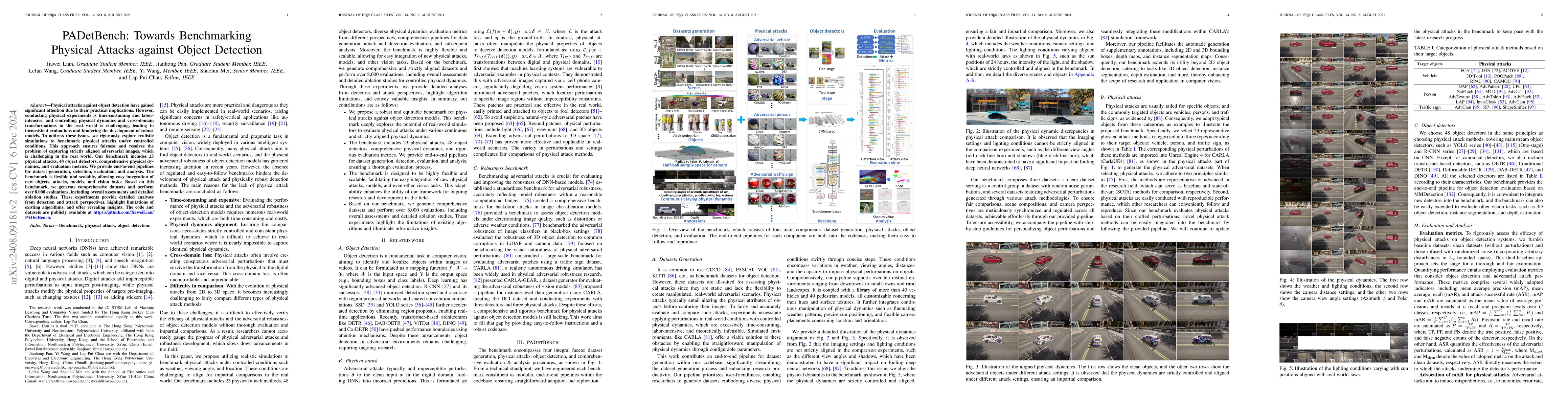 Thumbnail for PADetBench: Towards Benchmarking Physical Attacks against Object
  Detection