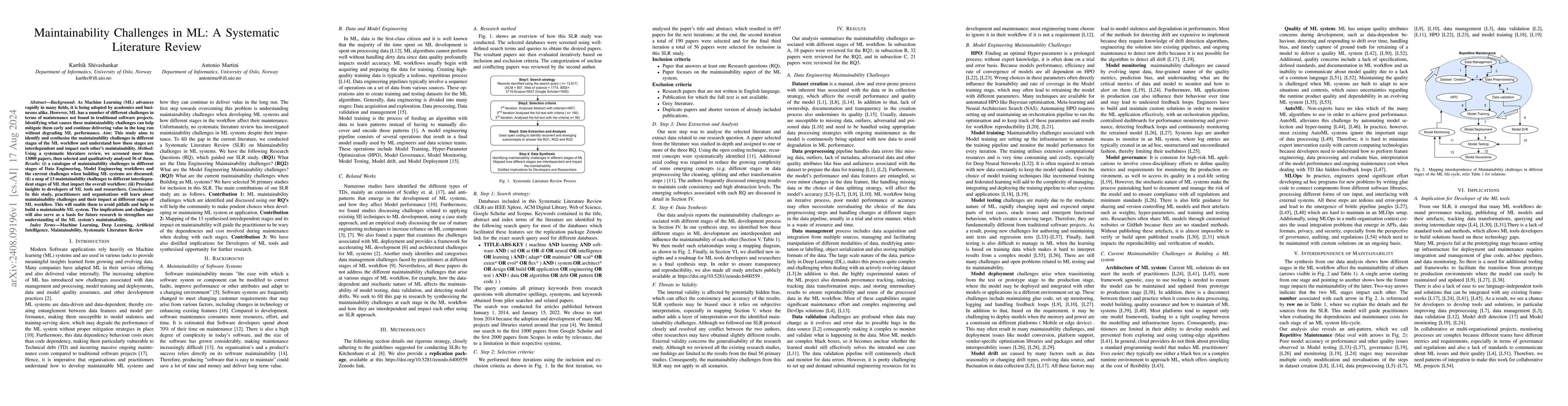Thumbnail for Maintainability Challenges in ML: A Systematic Literature Review