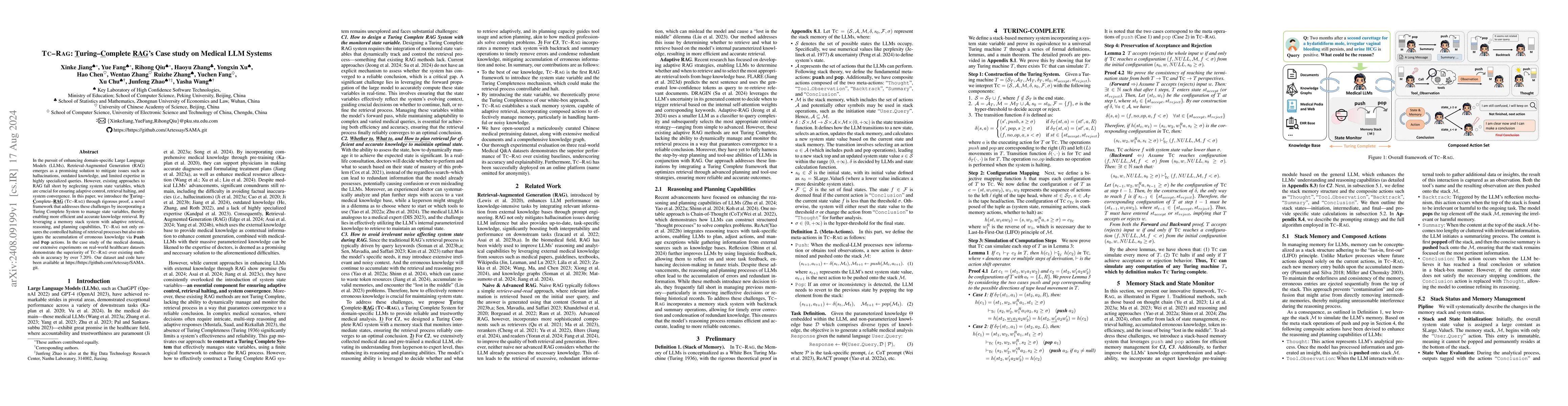 Thumbnail for TC-RAG:Turing-Complete RAG's Case study on Medical LLM Systems