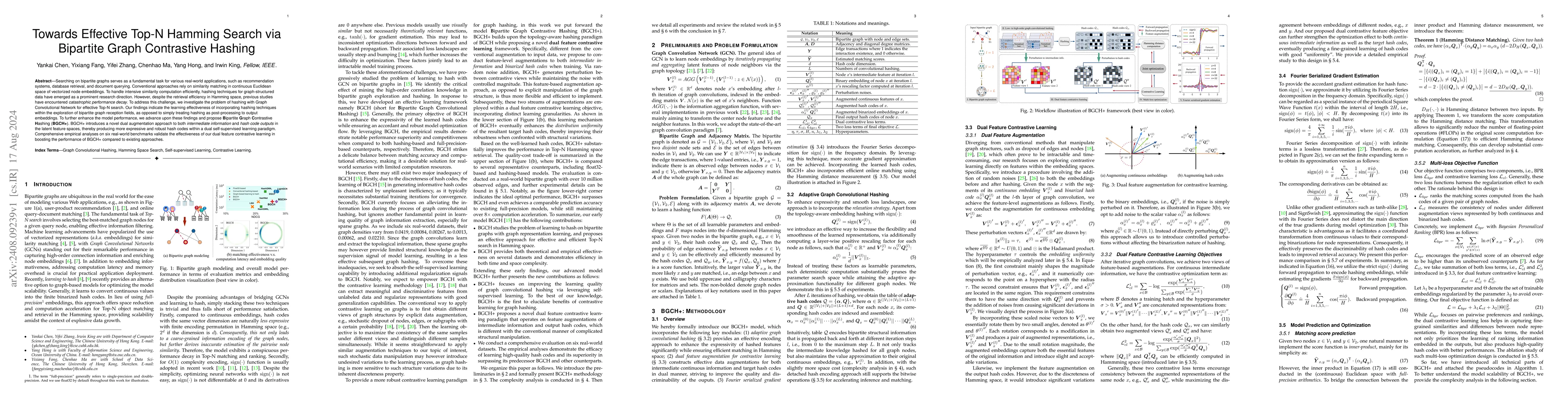 Thumbnail for Towards Effective Top-N Hamming Search via Bipartite Graph Contrastive
  Hashing