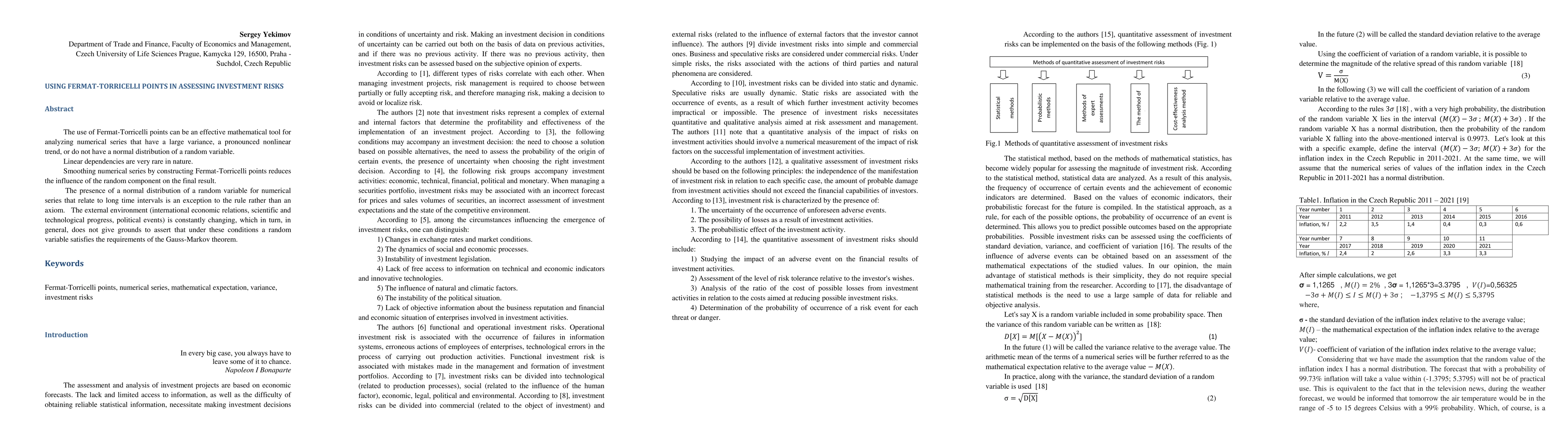 Thumbnail for Using Fermat-Torricelli points in assessing investment risks