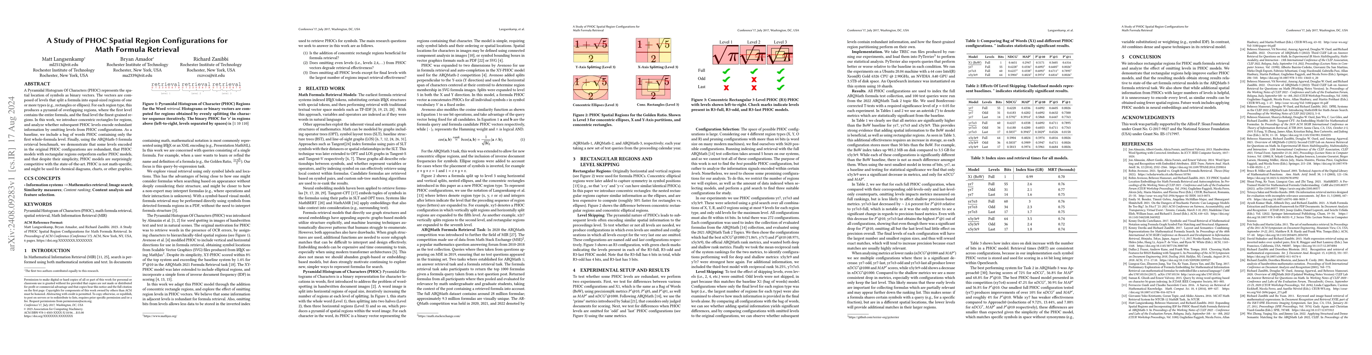 Thumbnail for A Study of PHOC Spatial Region Configurations for Math Formula Retrieval
