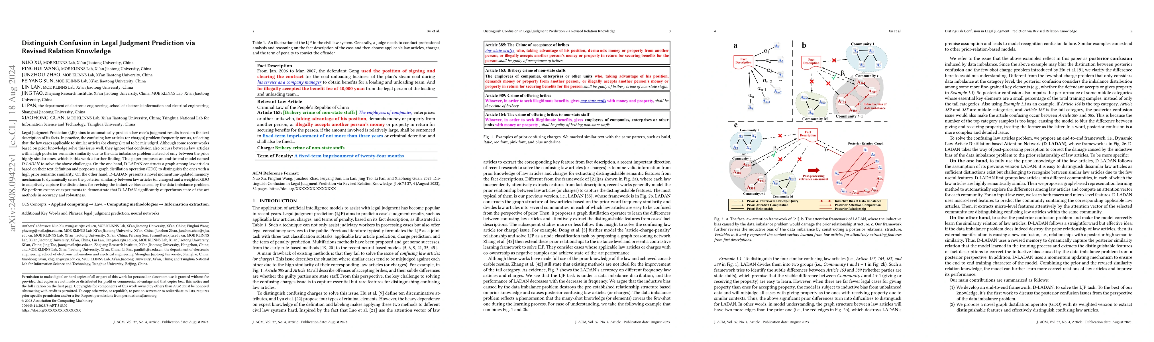 Thumbnail for Distinguish Confusion in Legal Judgment Prediction via Revised Relation
  Knowledge