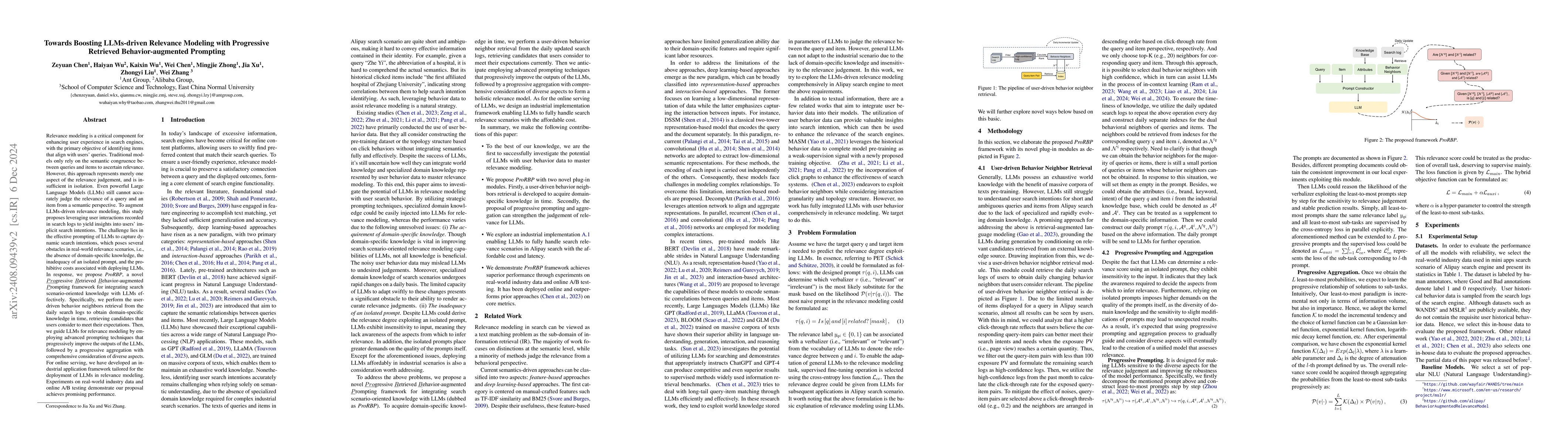 Thumbnail for Towards Boosting LLMs-driven Relevance Modeling with Progressive
  Retrieved Behavior-augmented Prompting