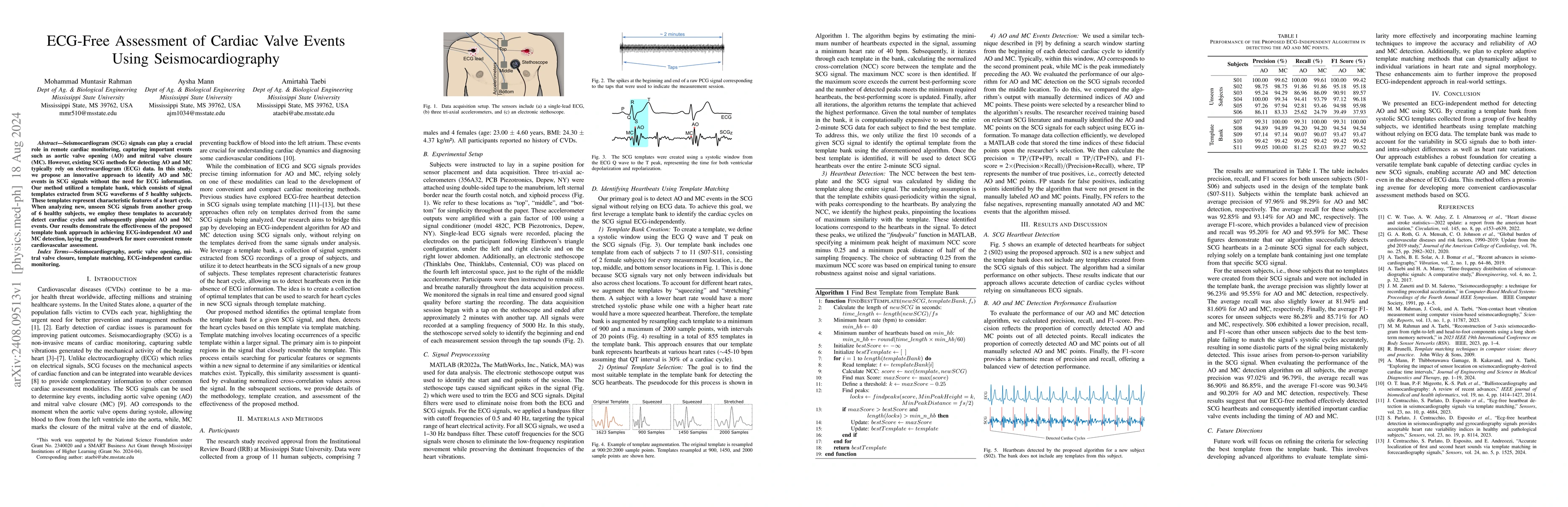 Thumbnail for ECG-Free Assessment of Cardiac Valve Events Using Seismocardiography