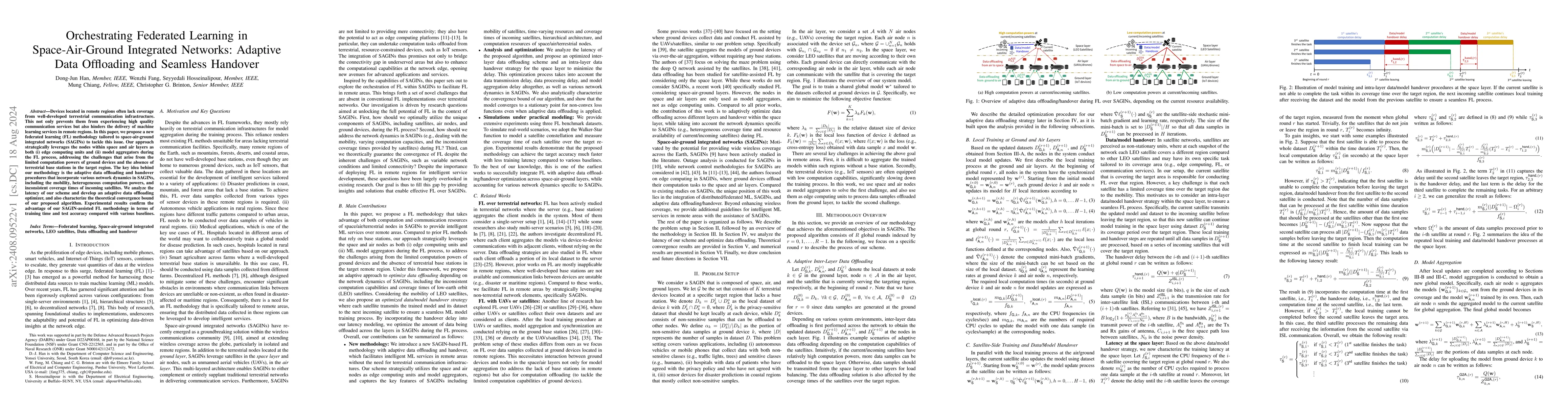 Thumbnail for Orchestrating Federated Learning in Space-Air-Ground Integrated
  Networks: Adaptive Data Offloading and Seamless Handover
