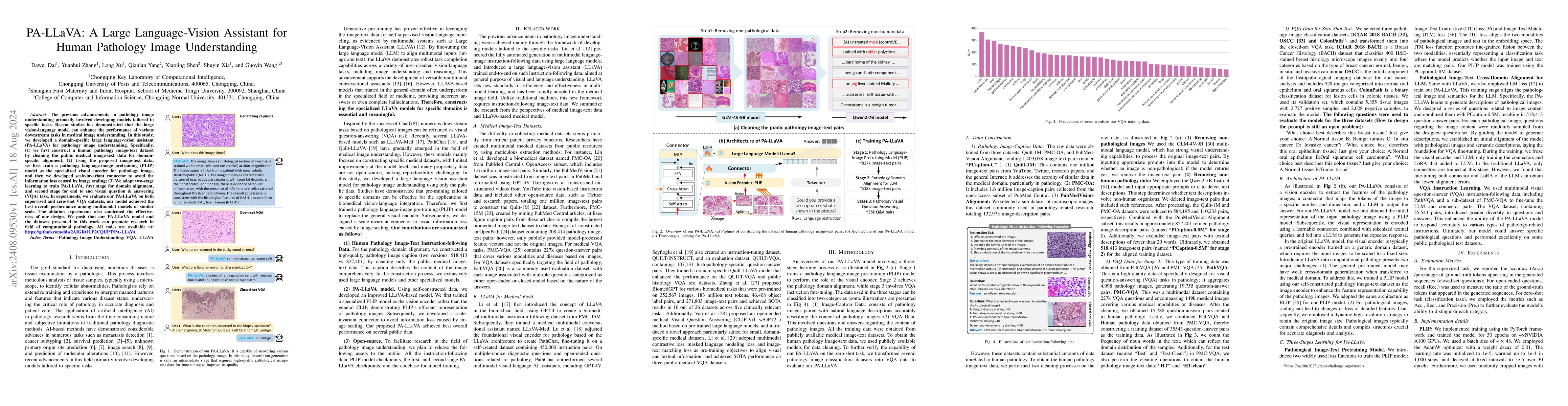 Thumbnail for PA-LLaVA: A Large Language-Vision Assistant for Human Pathology Image
  Understanding