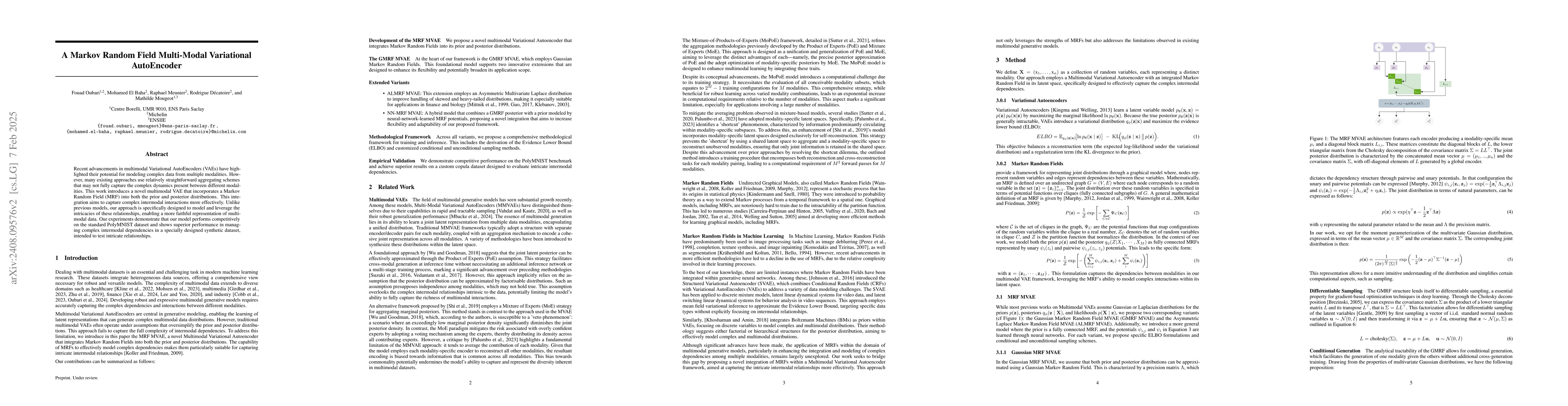 Thumbnail for A Markov Random Field Multi-Modal Variational AutoEncoder