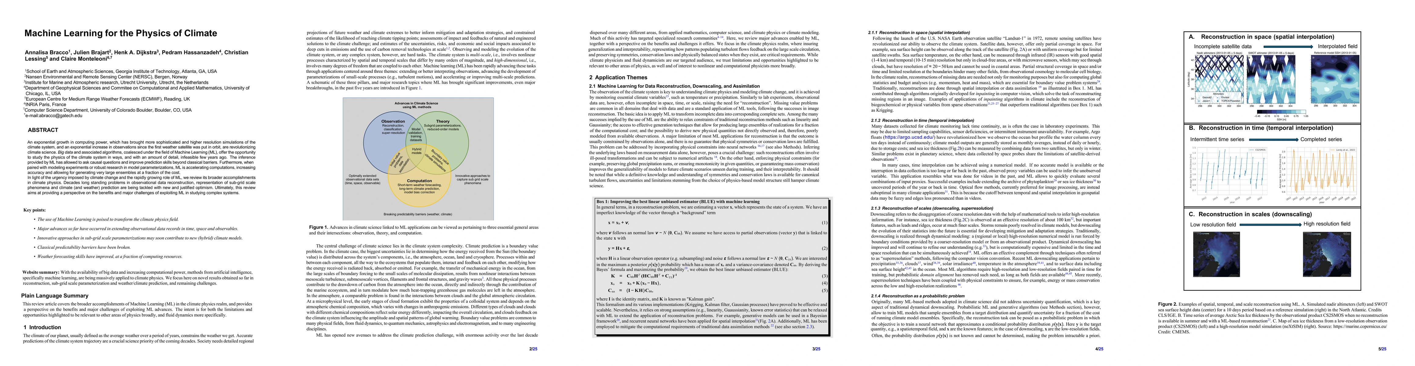 Thumbnail for Machine Learning for the Physics of Climate