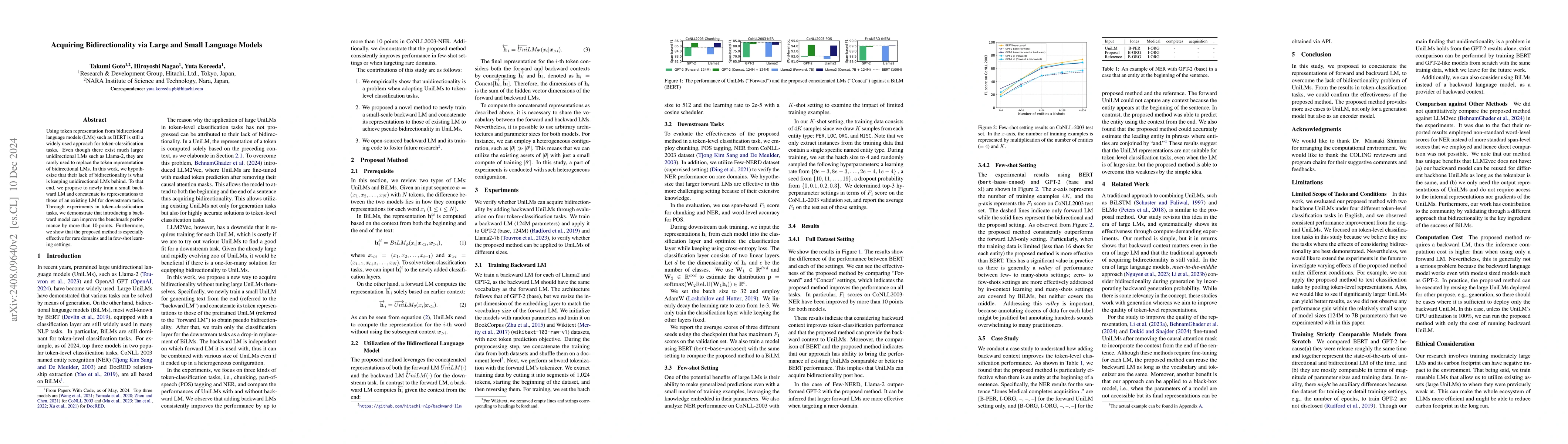 Thumbnail for Acquiring Bidirectionality via Large and Small Language Models