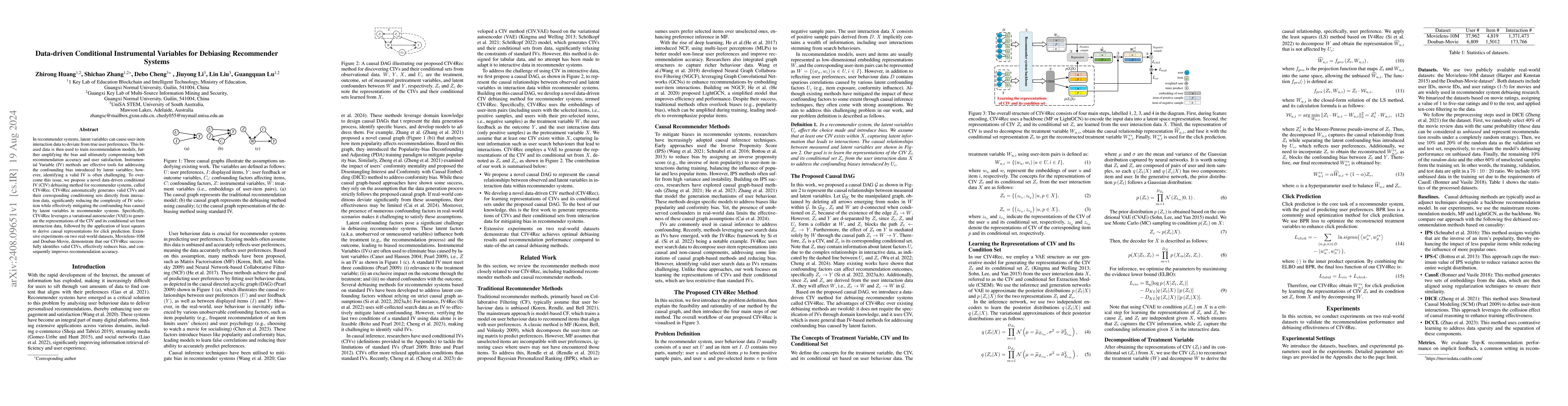 Thumbnail for Data-driven Conditional Instrumental Variables for Debiasing Recommender
  Systems