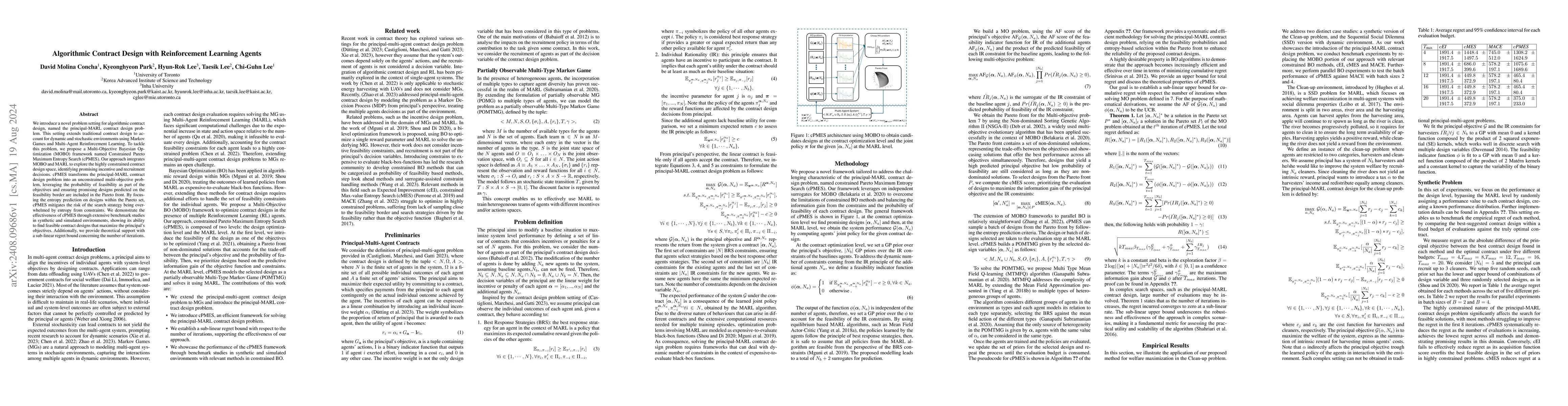 Thumbnail for Algorithmic Contract Design with Reinforcement Learning Agents