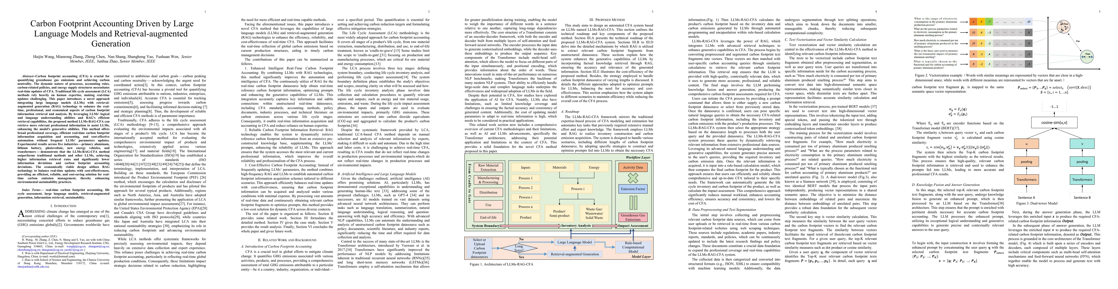 Thumbnail for Carbon Footprint Accounting Driven by Large Language Models and
  Retrieval-augmented Generation