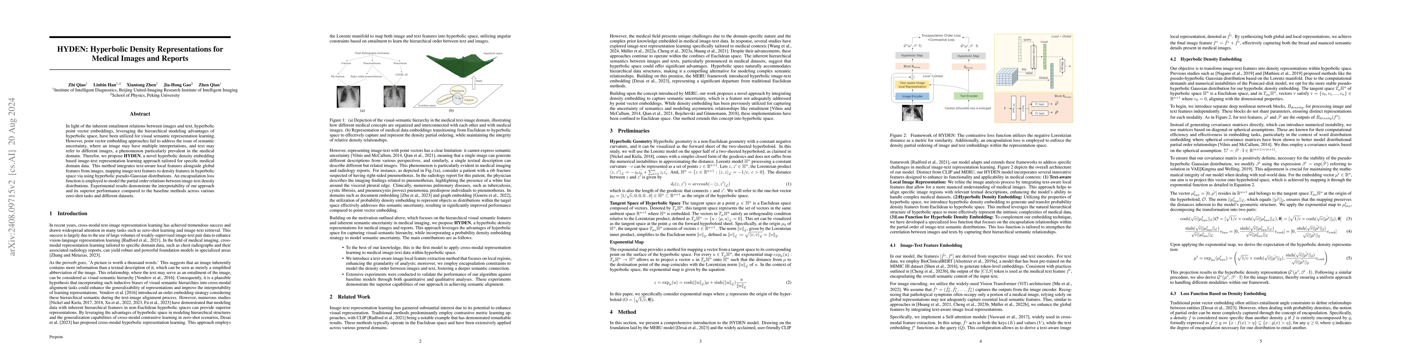 Thumbnail for HYDEN: Hyperbolic Density Representations for Medical Images and Reports